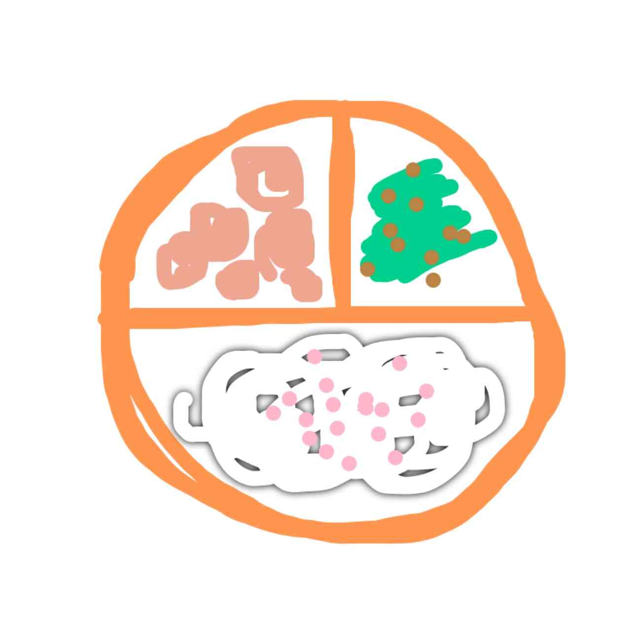 【お絵かき】 今日の夕飯を絵で教えて