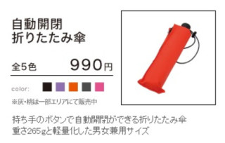 折りたたみ傘のおススメ