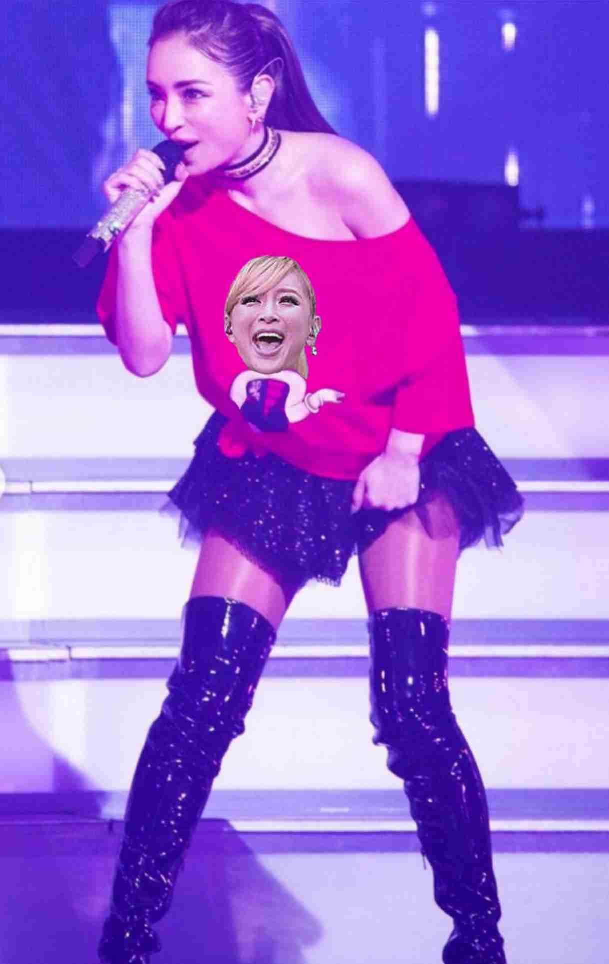 浜崎あゆみ、ハワイでの美脚ショット公開に「何しても可愛い」「マックが高級に見える」