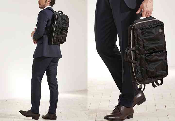 スーツにリュックの男性はアリですか？