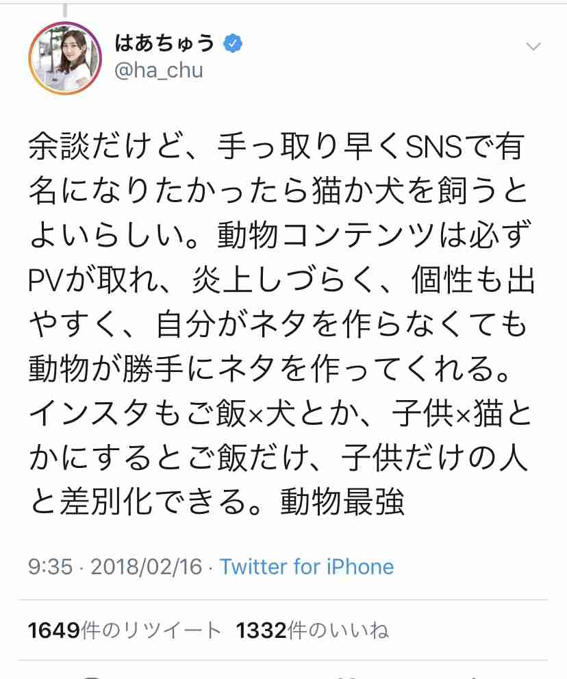 はあちゅうさん、堀ちえみを脅迫の主婦「実名報道でいい」