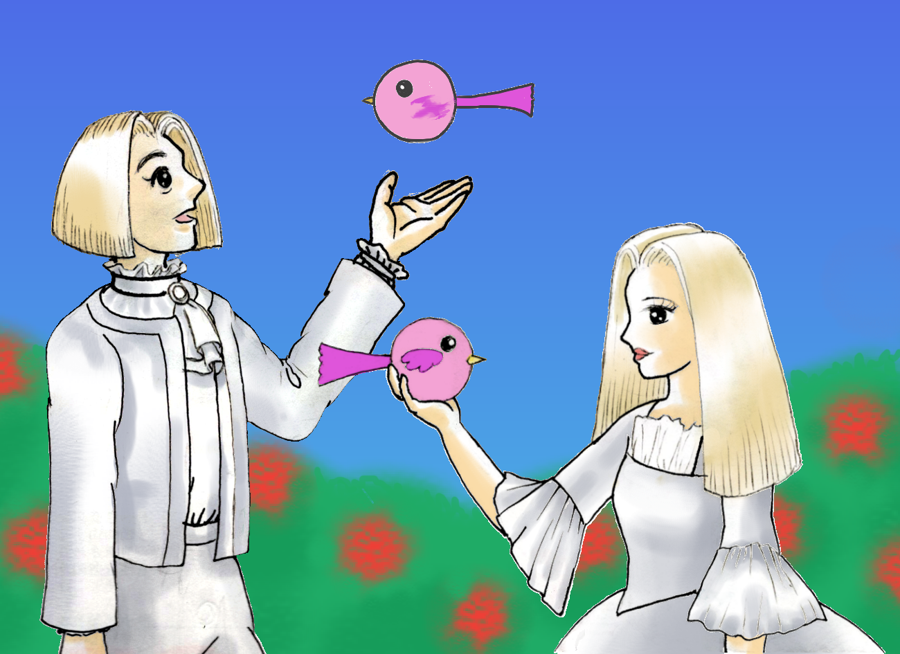 【お絵描き】お姫様や王子様を描くトピ
