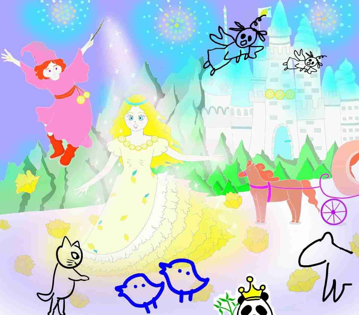 【お絵描き】お姫様や王子様を描くトピ