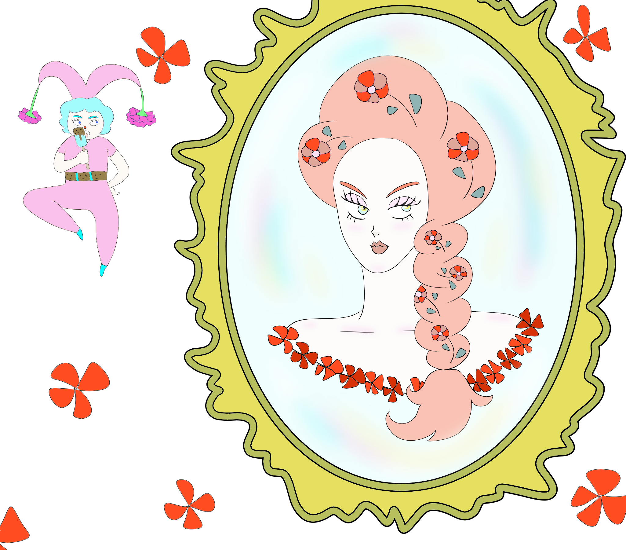 【お絵描き】お姫様や王子様を描くトピ