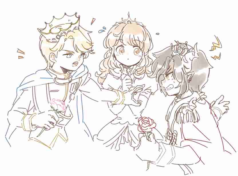 【お絵描き】お姫様や王子様を描くトピ
