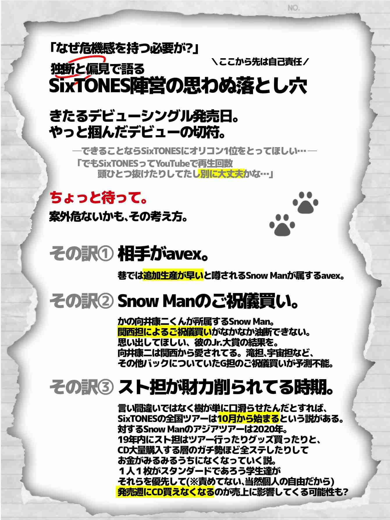 色んなSixTONESが見たい!