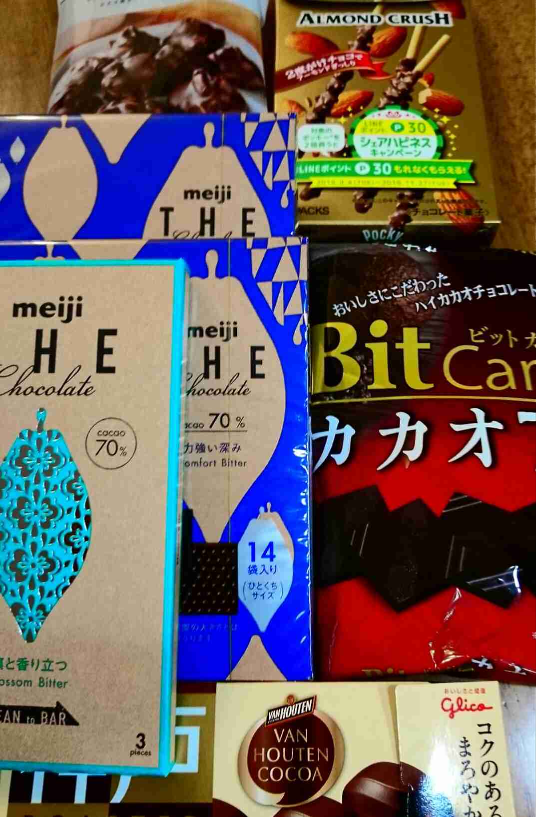 高カカオチョコ、ブラックチョコ好きな人〜