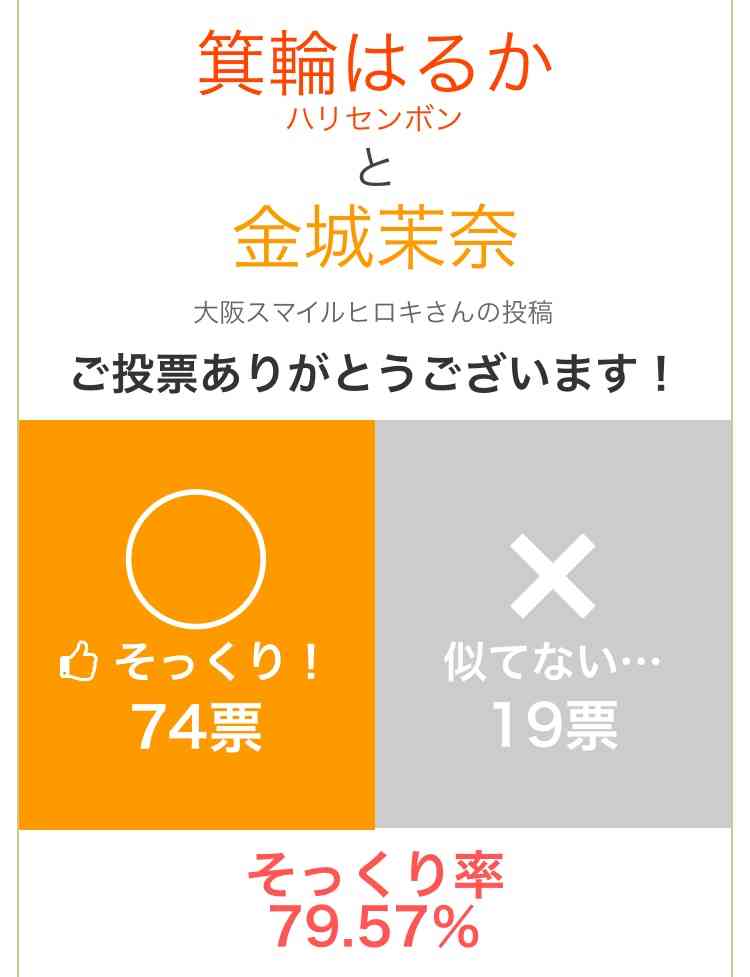 なりたい顔と似ている顔を言ってアドバイスをもらうトピ