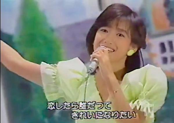 80年代アイドルのファッションが好き