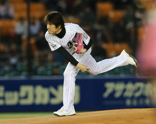 始球式やった有名人が見たい