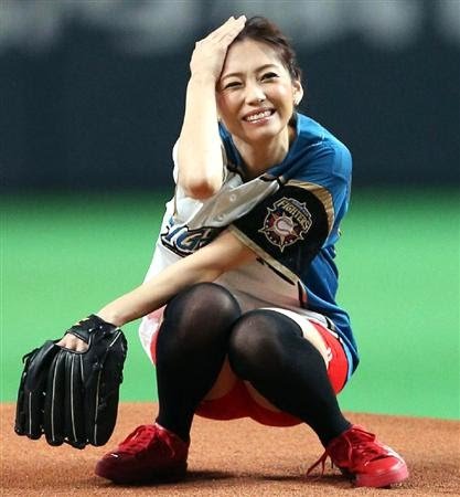 始球式やった有名人が見たい