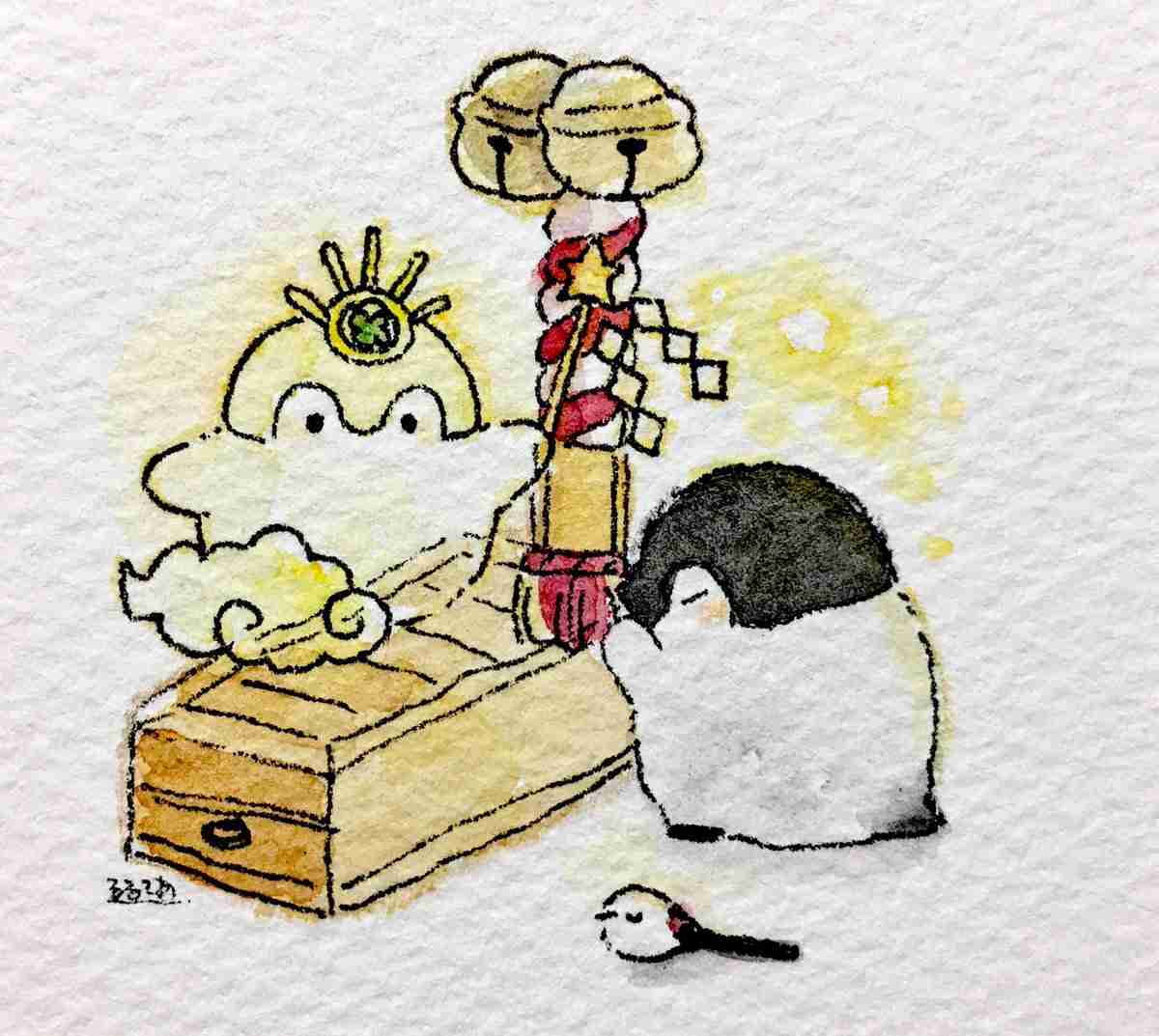 コウペンちゃんに誉めてもらうトピ