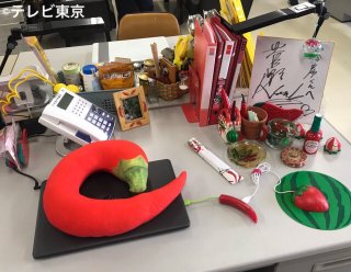 野菜や果物モチーフの服を着た芸能人の画像