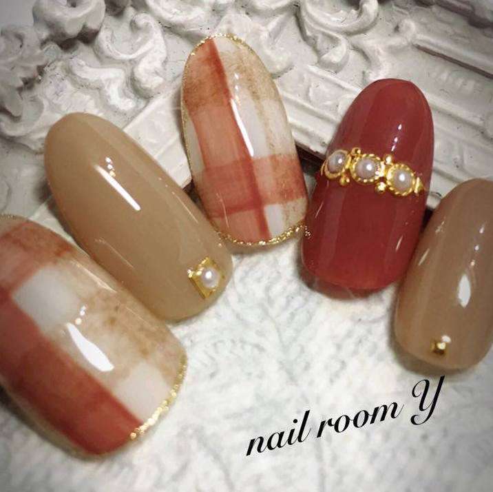 【画像】秋ネイル