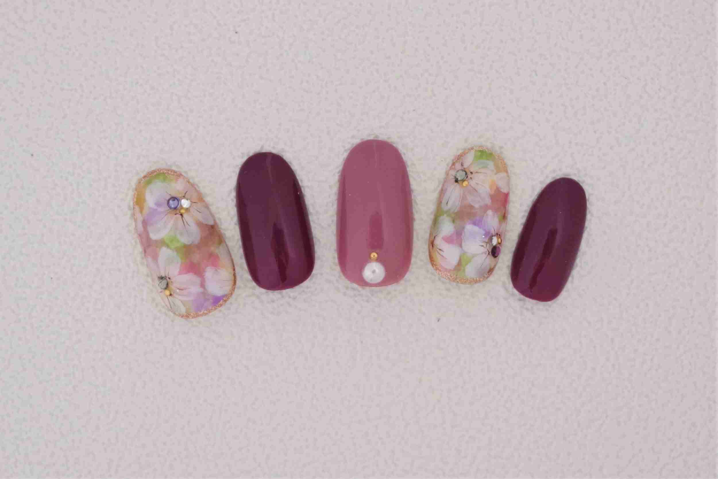 【画像】秋ネイル