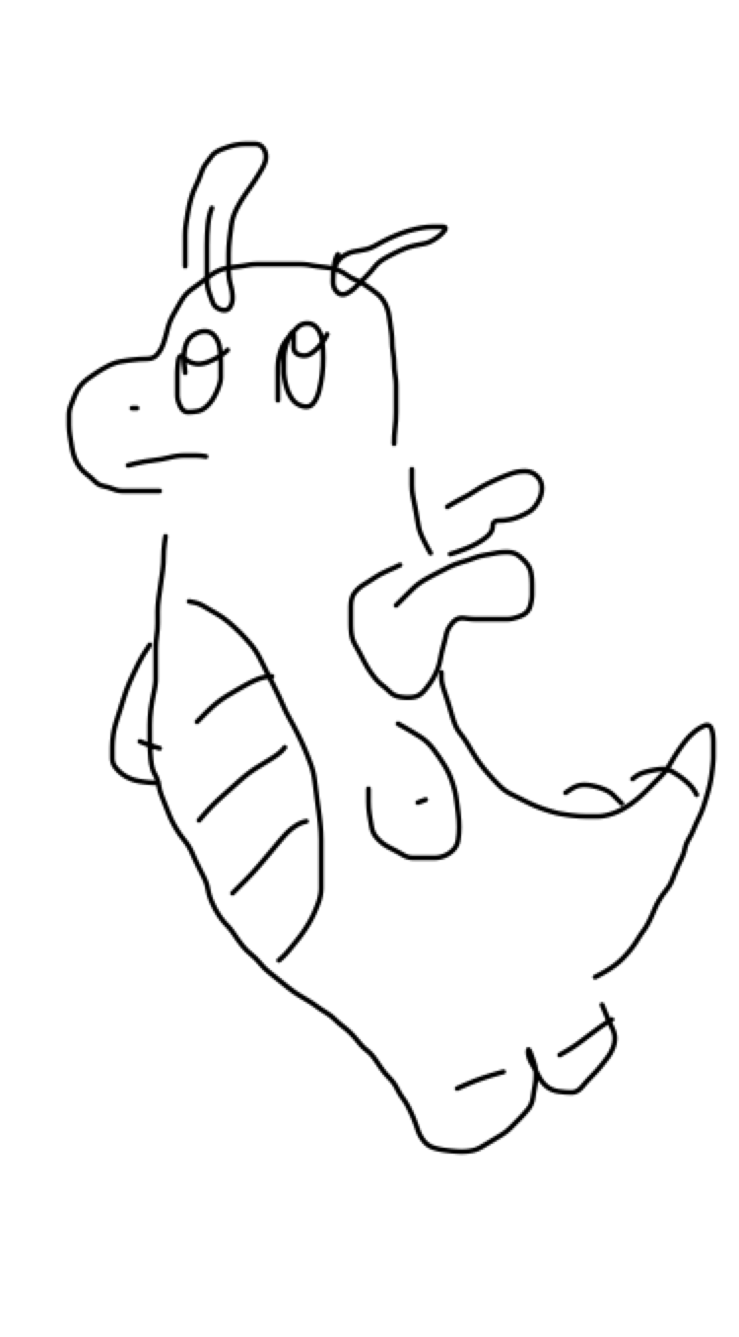 好きなポケモンを記憶だけで描いてみるトピ