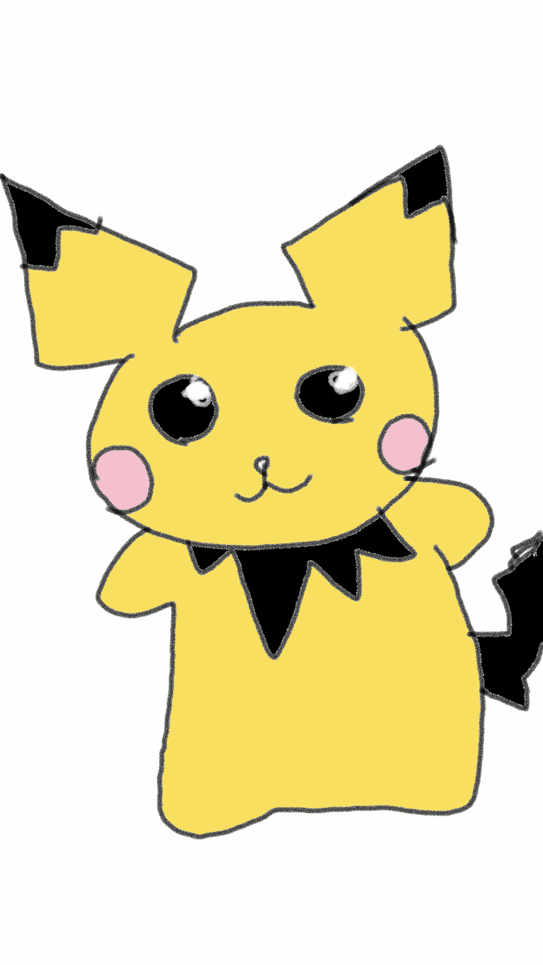 好きなポケモンを記憶だけで描いてみるトピ