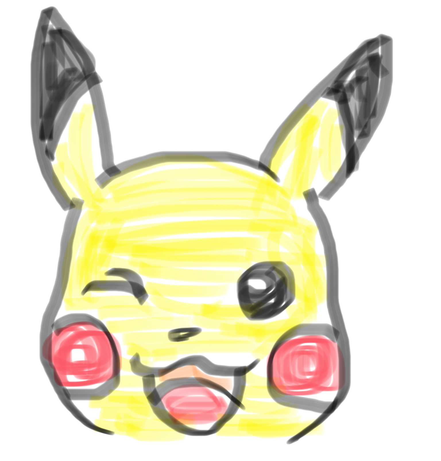 好きなポケモンを記憶だけで描いてみるトピ