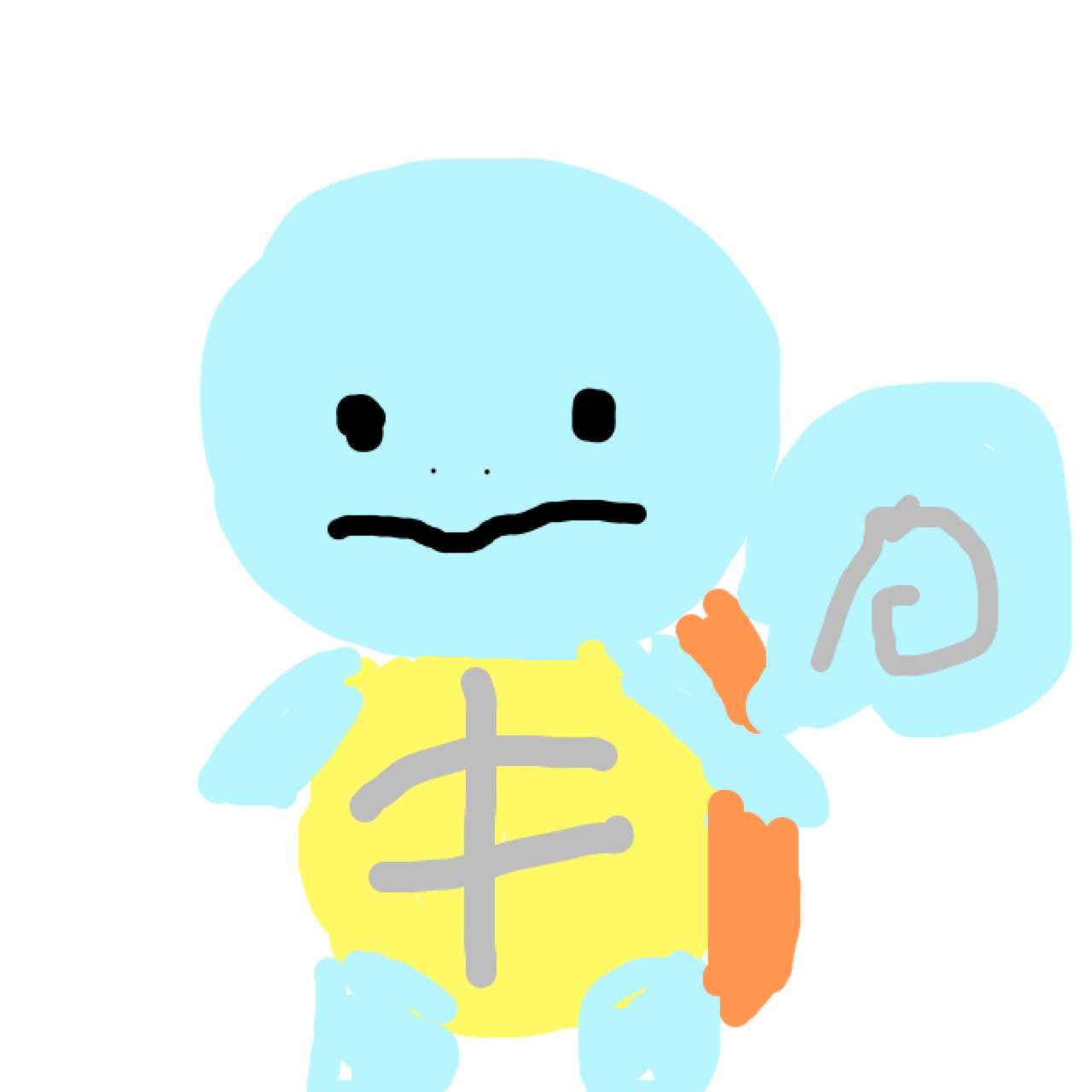 好きなポケモンを記憶だけで描いてみるトピ