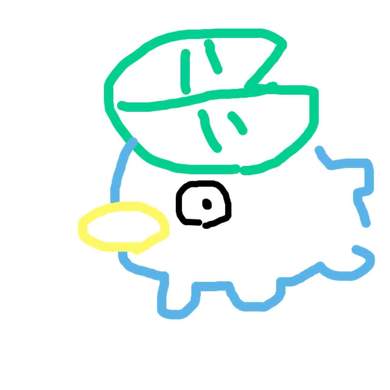 好きなポケモンを記憶だけで描いてみるトピ