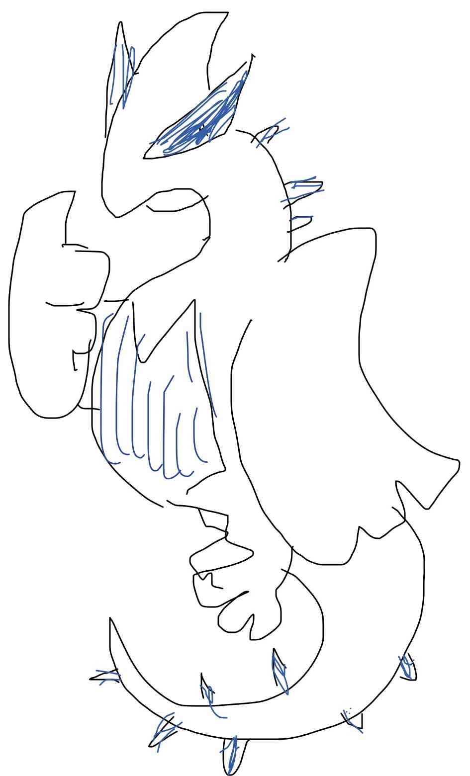 好きなポケモンを記憶だけで描いてみるトピ