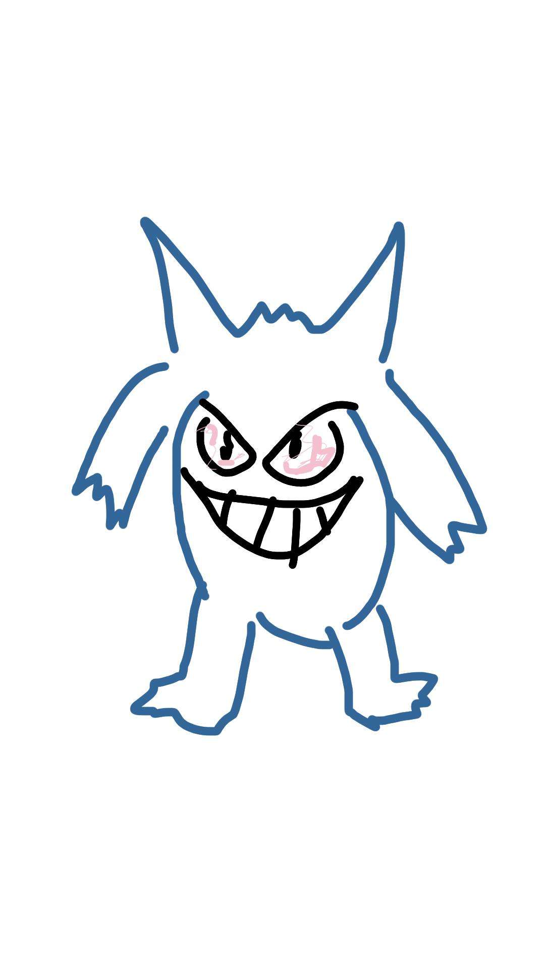 好きなポケモンを記憶だけで描いてみるトピ