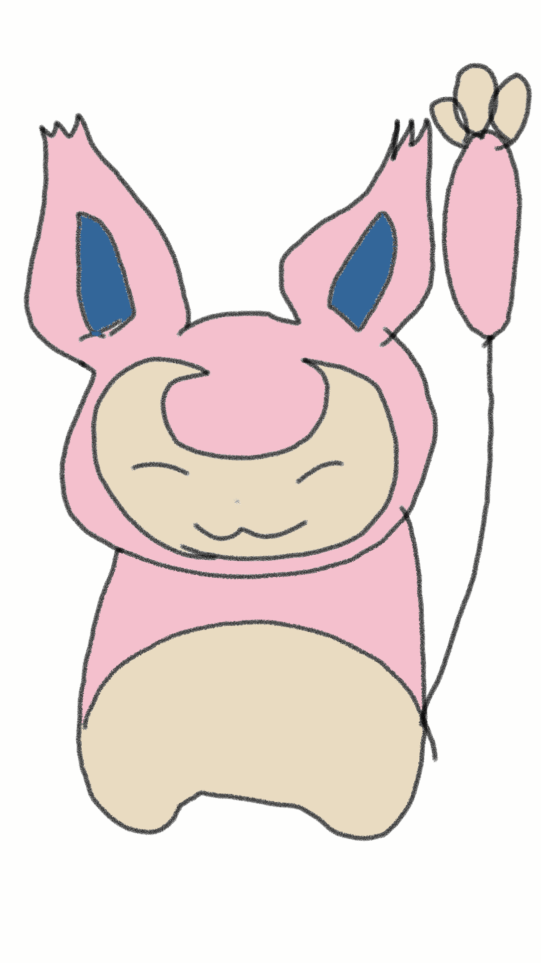 好きなポケモンを記憶だけで描いてみるトピ