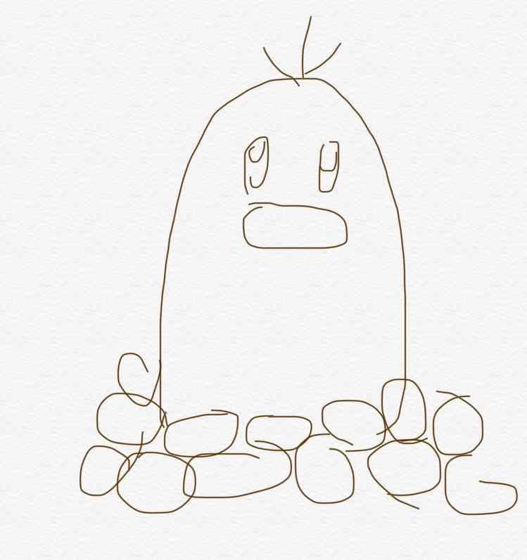 好きなポケモンを記憶だけで描いてみるトピ