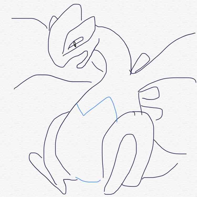 好きなポケモンを記憶だけで描いてみるトピ