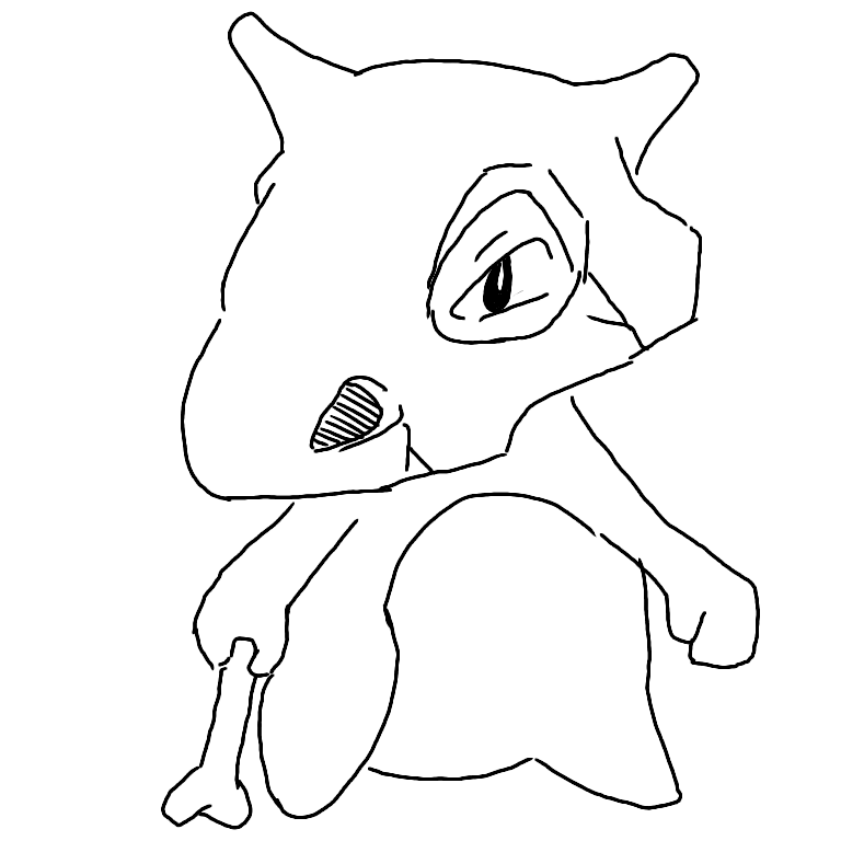 好きなポケモンを記憶だけで描いてみるトピ
