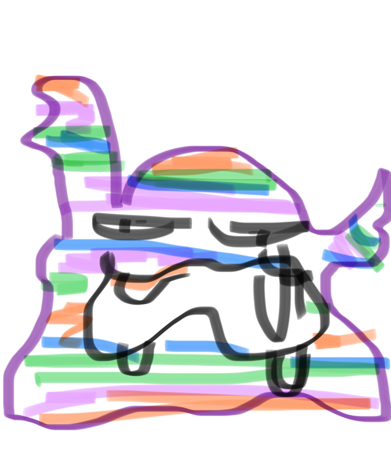 好きなポケモンを記憶だけで描いてみるトピ
