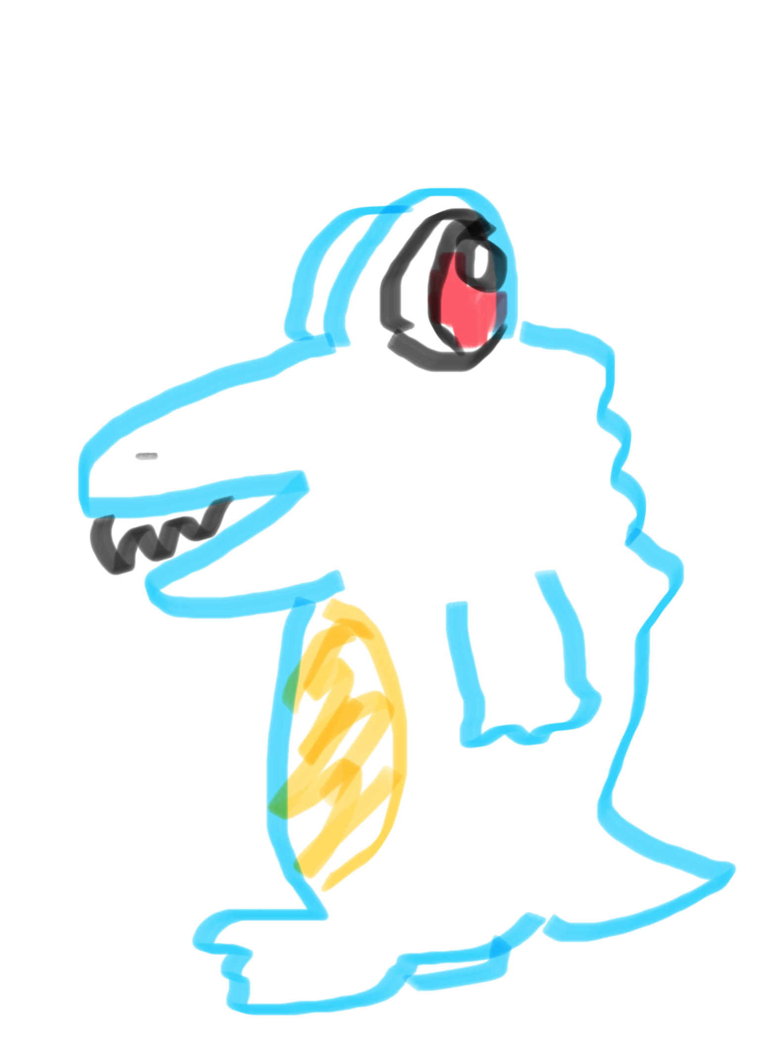 好きなポケモンを記憶だけで描いてみるトピ
