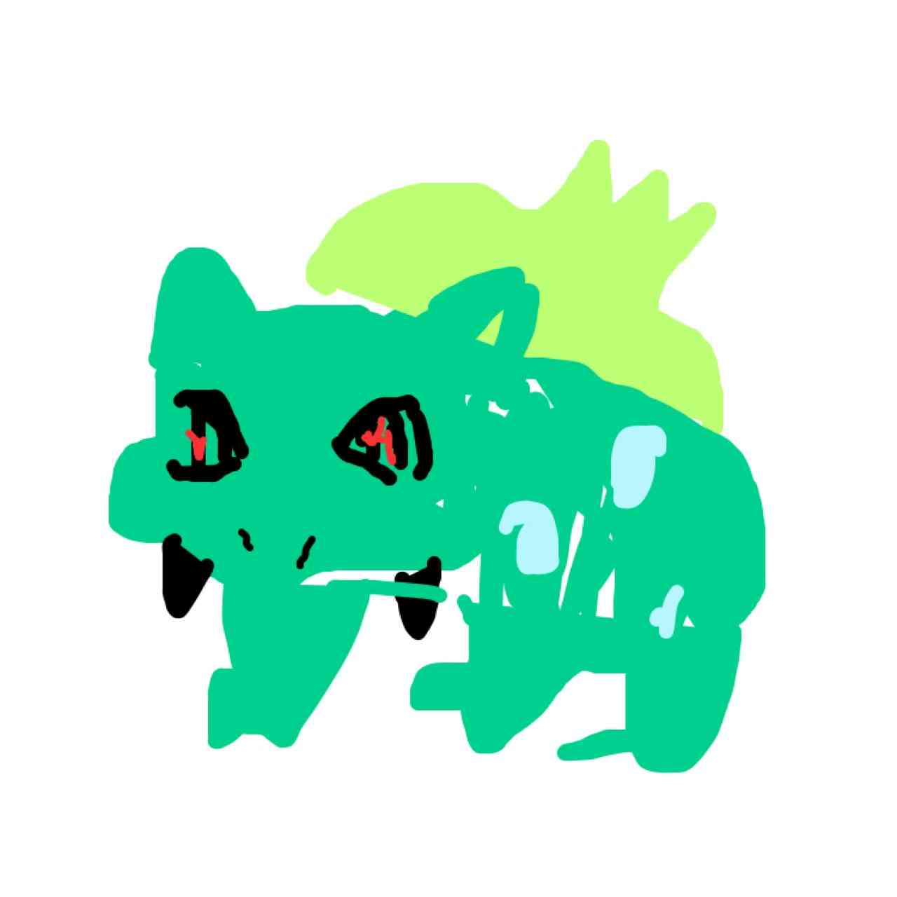 好きなポケモンを記憶だけで描いてみるトピ