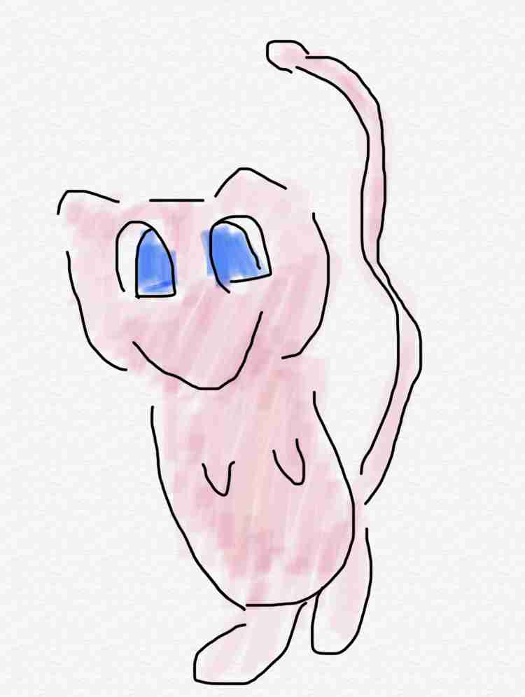 好きなポケモンを記憶だけで描いてみるトピ