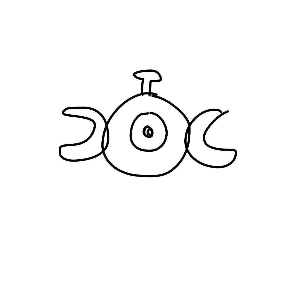 好きなポケモンを記憶だけで描いてみるトピ