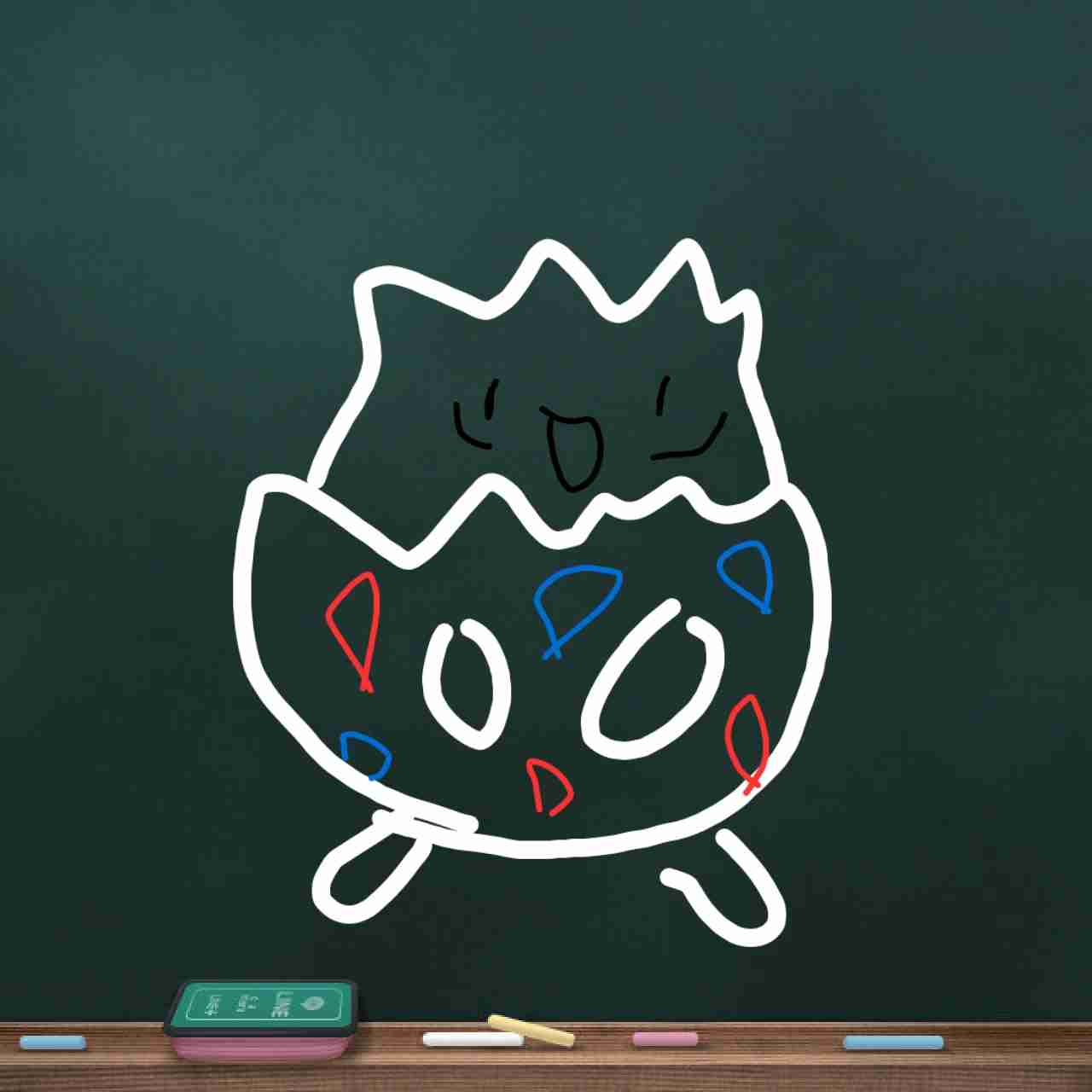 好きなポケモンを記憶だけで描いてみるトピ