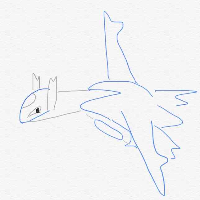好きなポケモンを記憶だけで描いてみるトピ