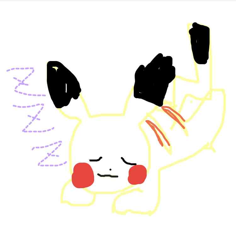 好きなポケモンを記憶だけで描いてみるトピ