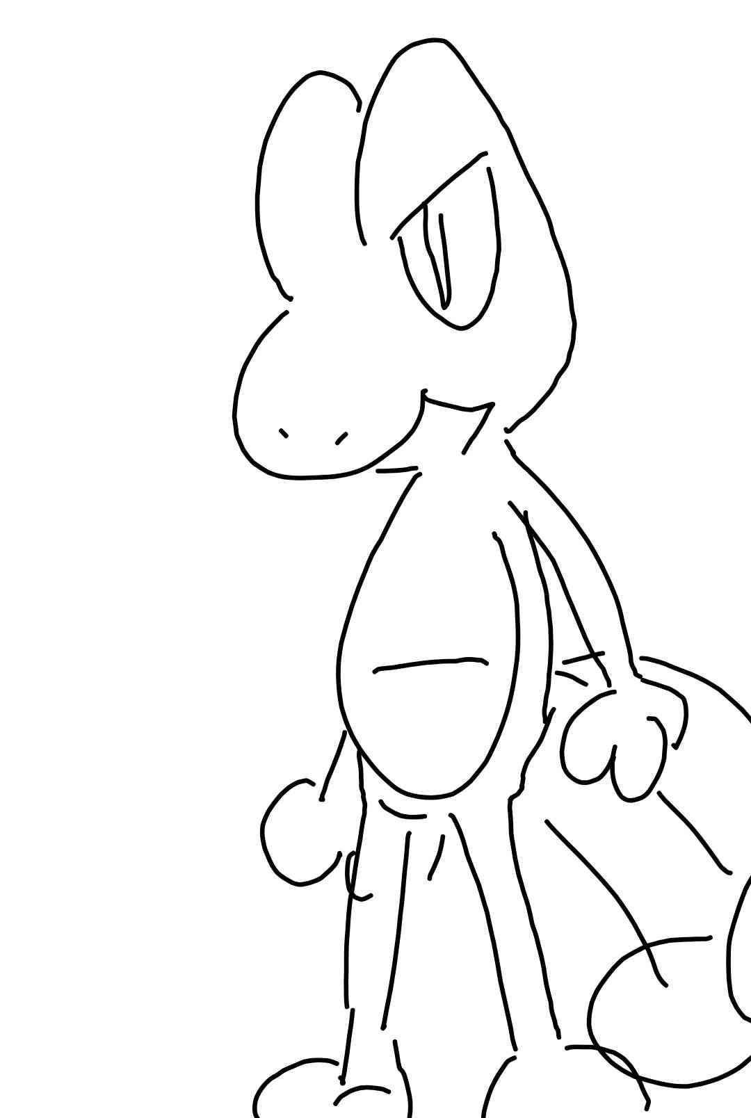 好きなポケモンを記憶だけで描いてみるトピ