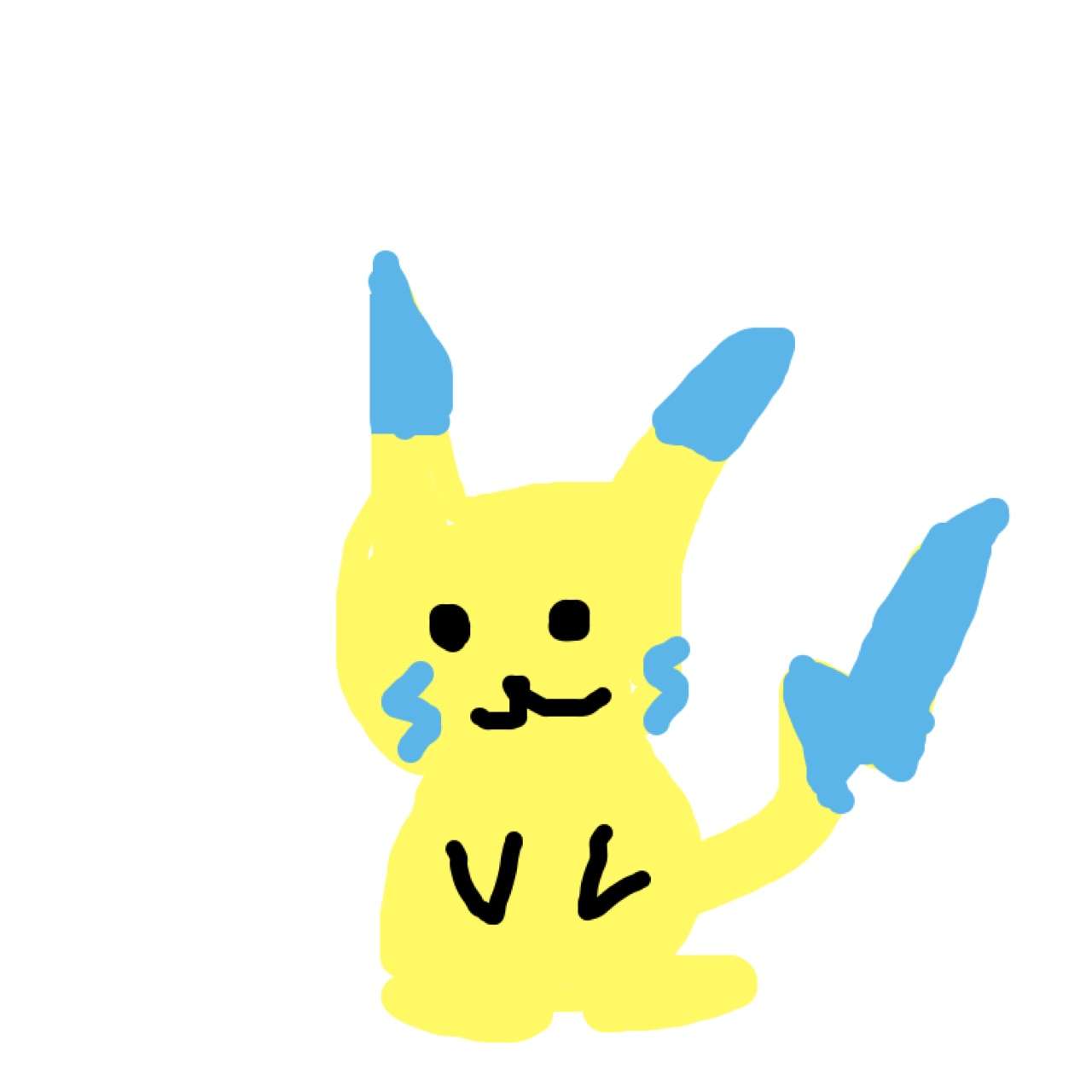 好きなポケモンを記憶だけで描いてみるトピ