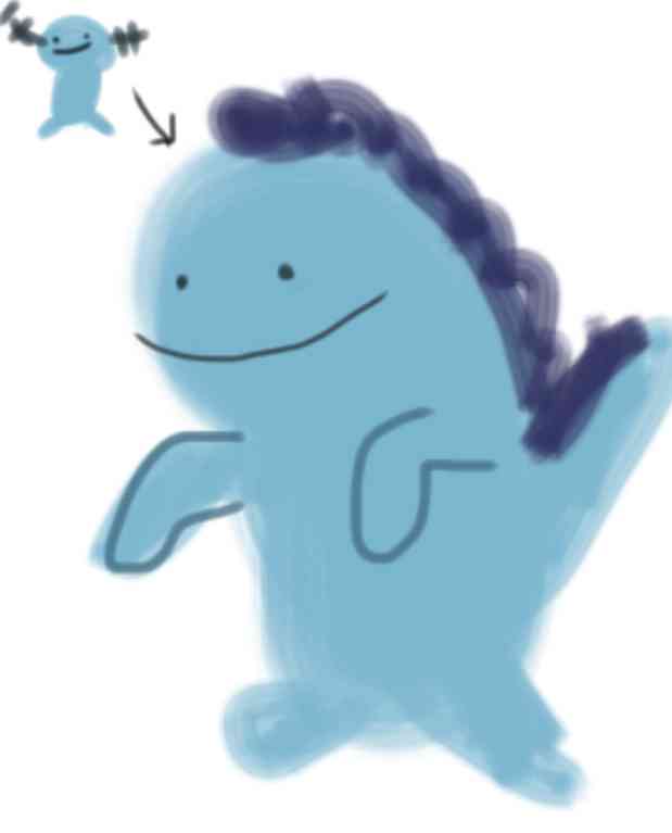 好きなポケモンを記憶だけで描いてみるトピ