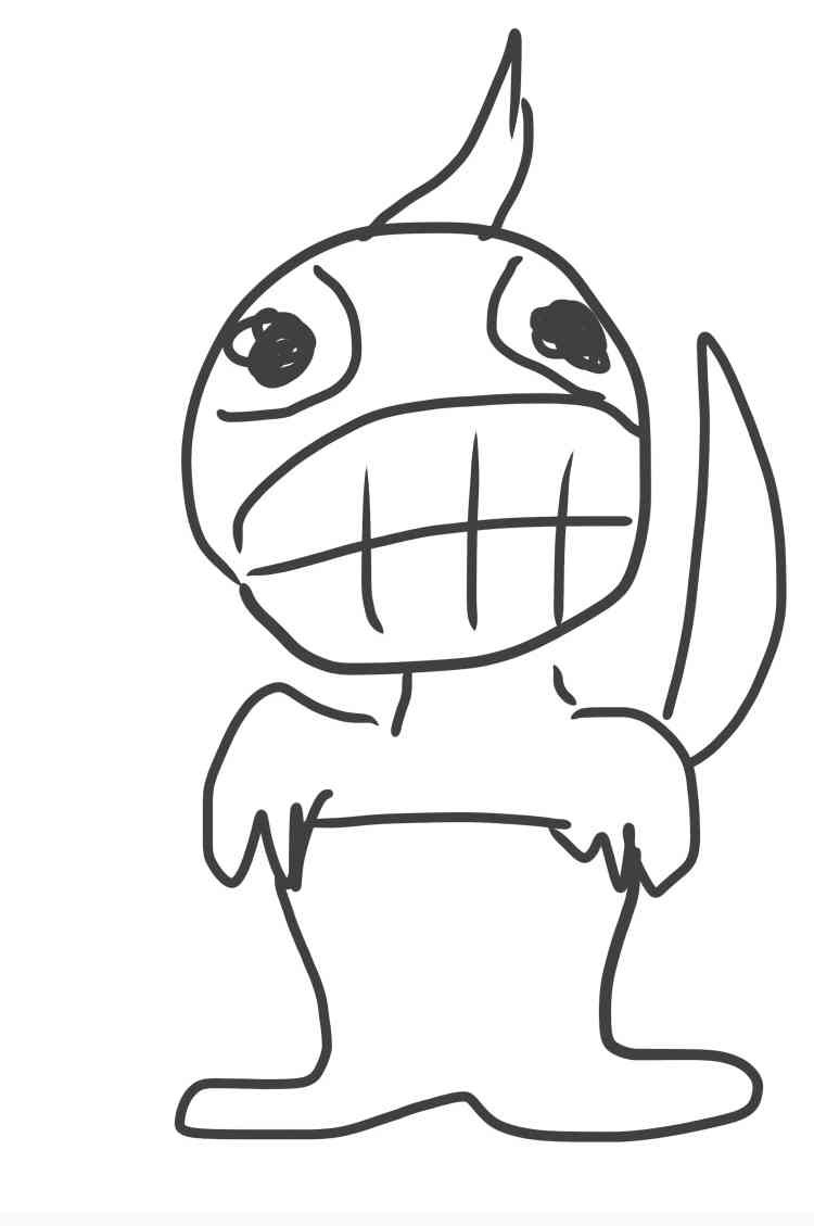 好きなポケモンを記憶だけで描いてみるトピ