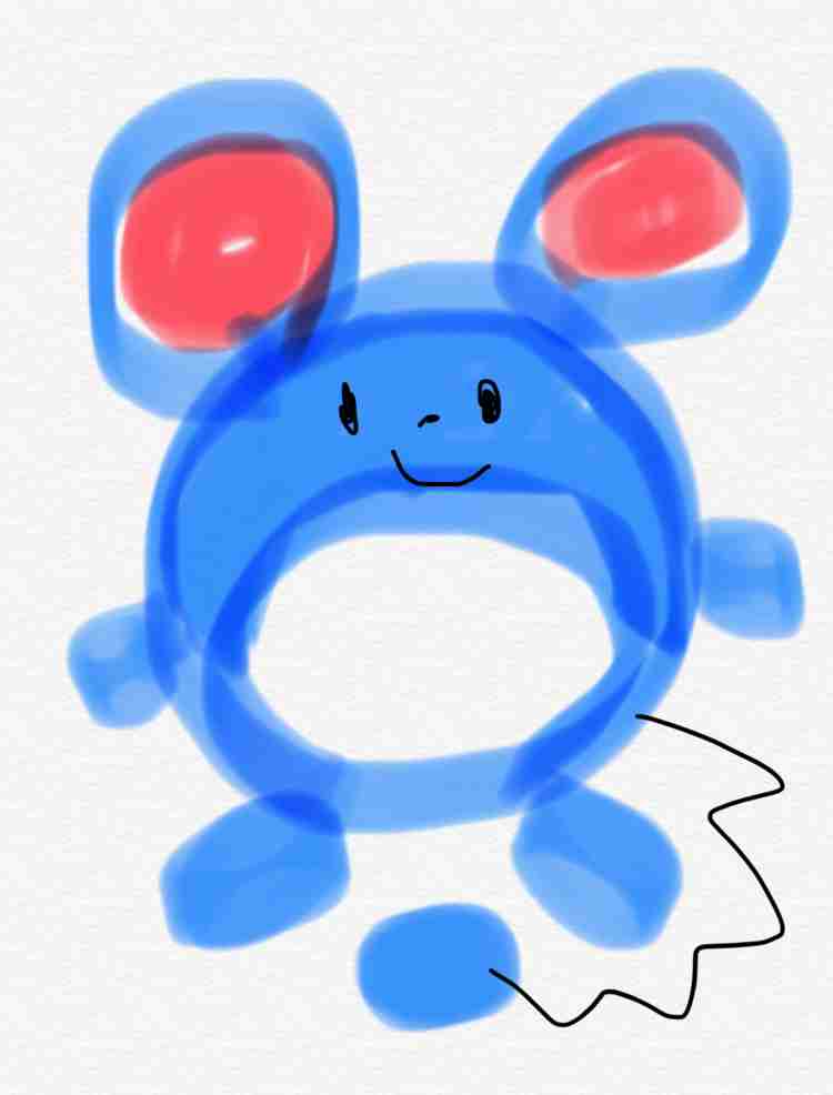 好きなポケモンを記憶だけで描いてみるトピ