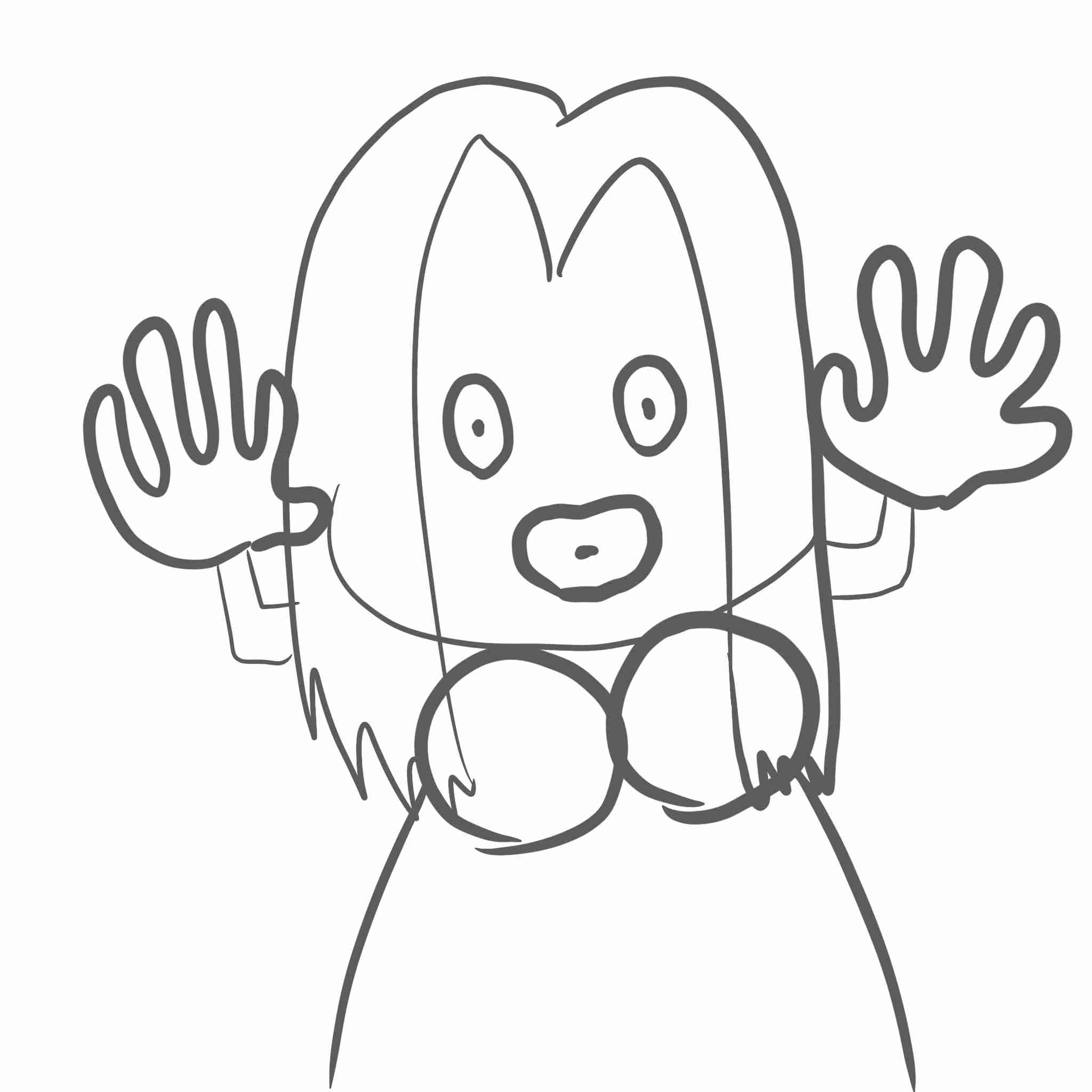好きなポケモンを記憶だけで描いてみるトピ