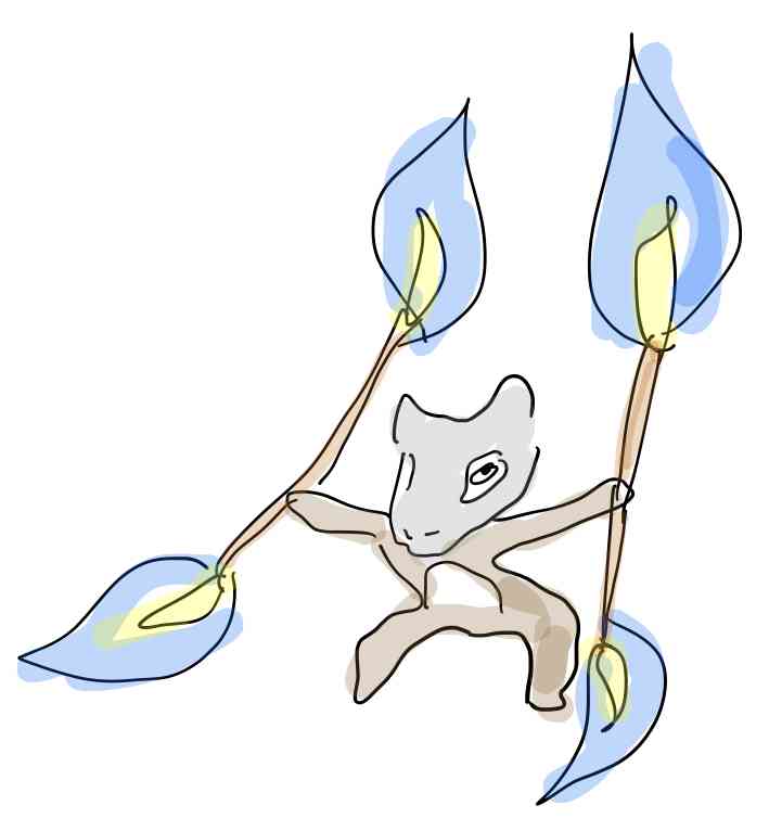 好きなポケモンを記憶だけで描いてみるトピ