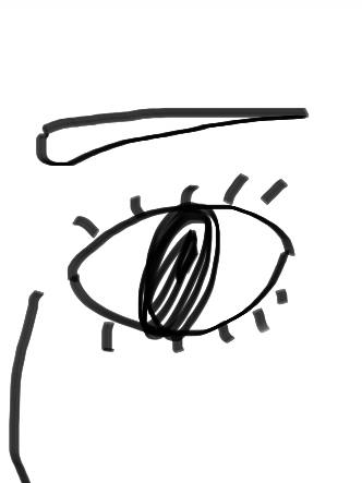 【お絵描き】目を描くトピ