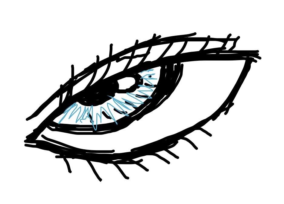 【お絵描き】目を描くトピ