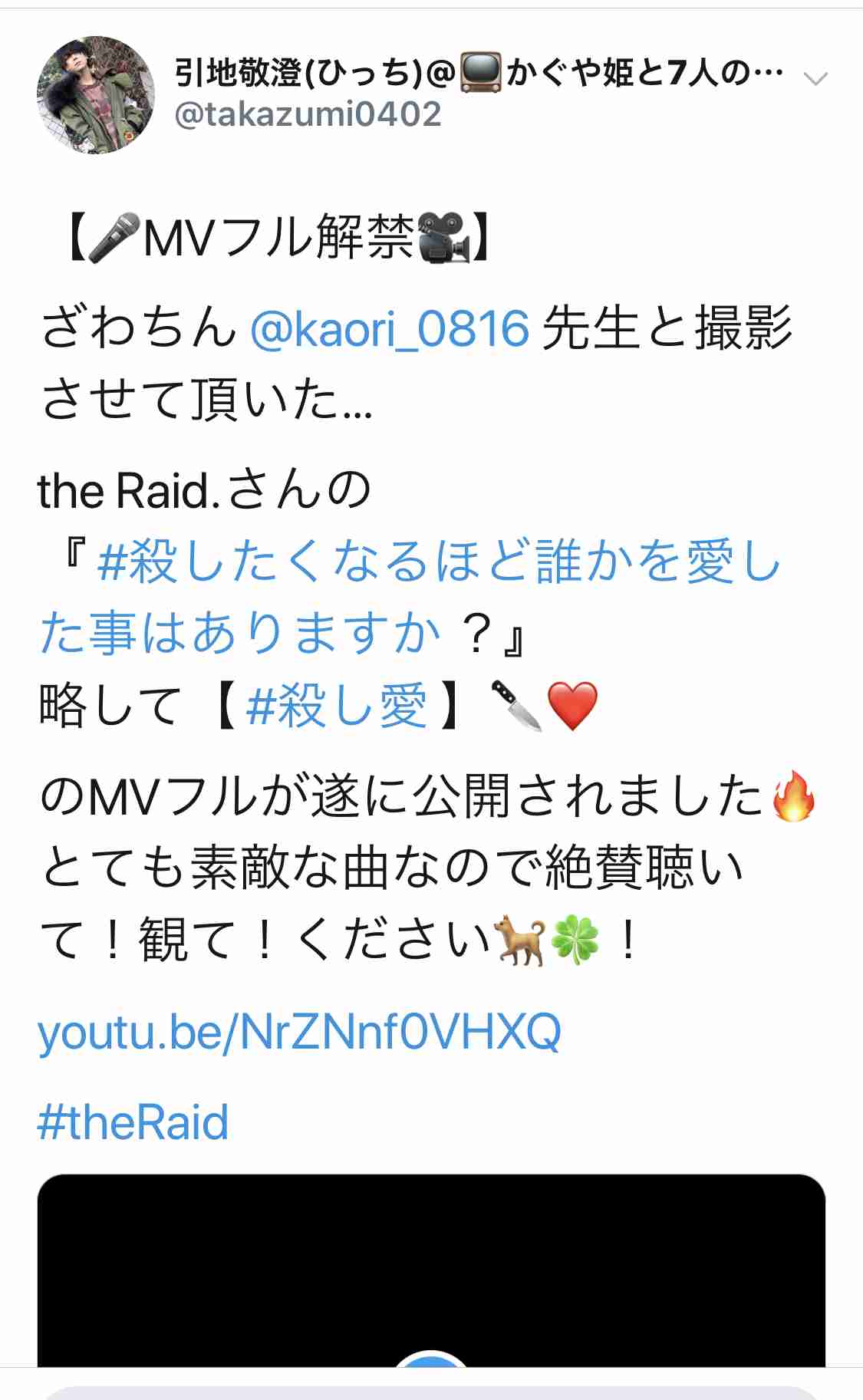 ざわちん、映像での顔面が