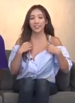 ざわちん、映像での顔面が