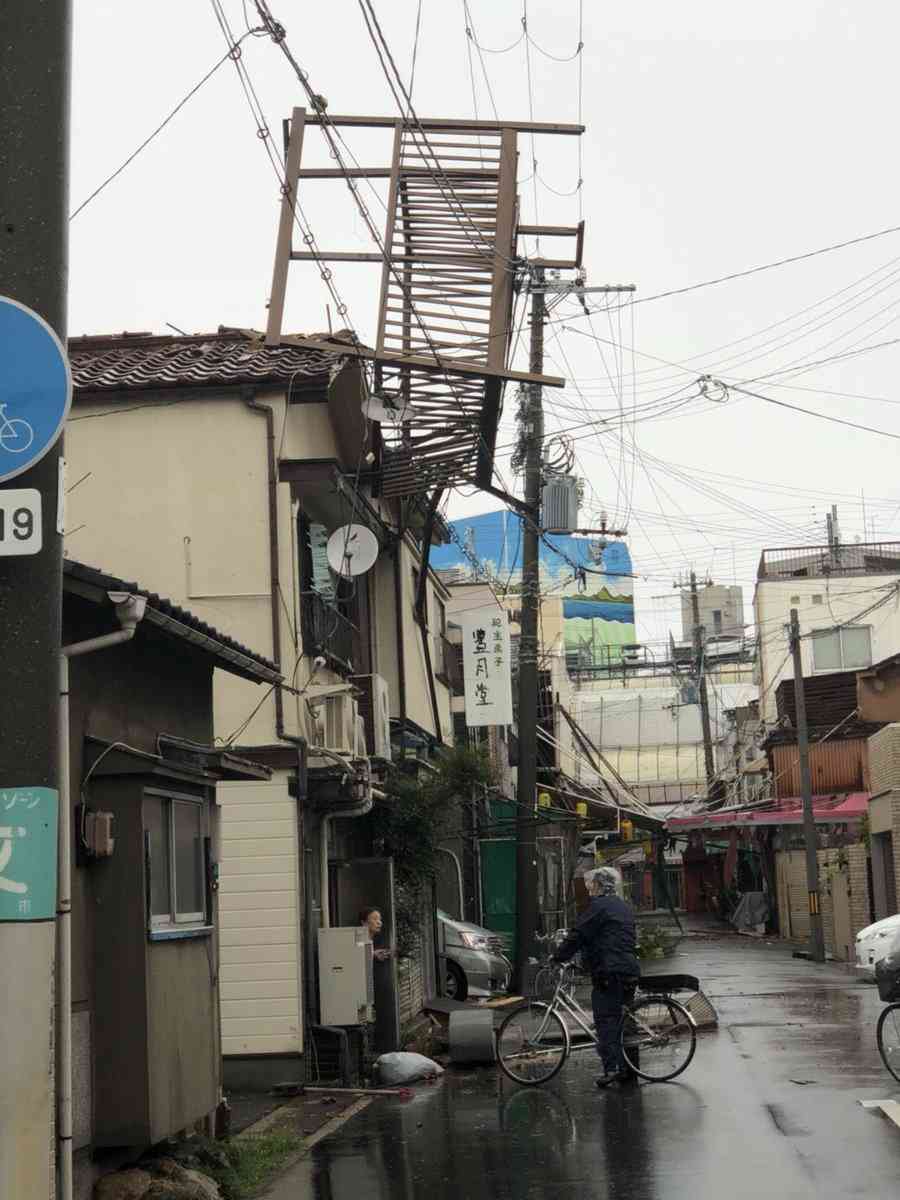 台風が過ぎた後あるある